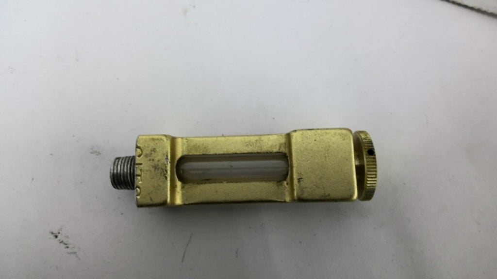 GITS Brass Liquid Level Gauge Threaded ID 1/8" Total L 2-1/4"