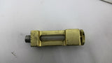 GITS Brass Liquid Level Gauge Threaded ID 1/8" Total L 2-1/4"
