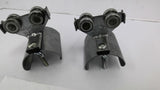 Insul-8 UL-E1632 Metal Clamp Fastener With Rollers Pic#8 On Each Side Lot Of 2