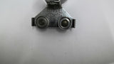 Insul-8 UL-E1632 Metal Clamp Fastener With Rollers Pic#8 On Each Side Lot Of 2