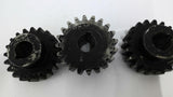 20-M.4 Pinion Gear Bore 1" Width 3-7/16" Lot Of 3