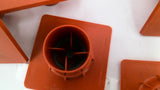 Deslauriers Inc C-1718-AG Osha Approval Rebar Couplings Lot Of 15