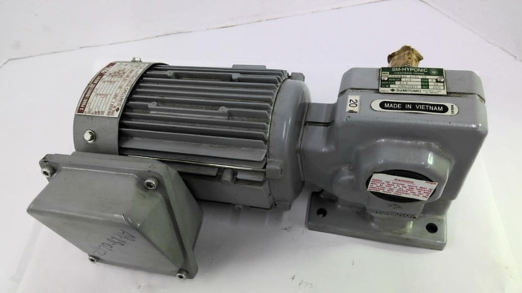 Sumitomo HN0701205 VS-F1 1/2HP 3-Phase Induction Motor 230V 20:1Ratio