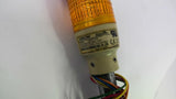 Arrow LOUT-24 3-Tier Stack Light Safety Signal With 2 Amber And 1 Red Lenses