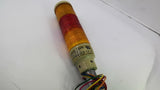 Arrow LOUT-24 3-Tier Stack Light Safety Signal With 2 Amber And 1 Red Lenses