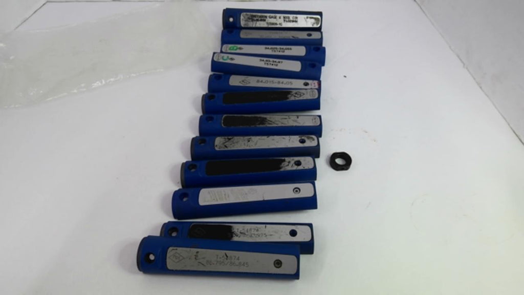 Diatest TC0809-1G Assorted Bearing Plug Gauges Lot Of 12