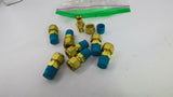 Swagelok Brass Compression Tube Fittings 3/8" X 1/4" Lot Of 8