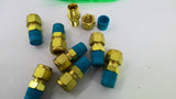 Swagelok Brass Compression Tube Fittings 3/8" X 1/4" Lot Of 8