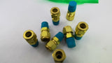 Swagelok Brass Compression Tube Fittings 3/8" X 1/4" Lot Of 8