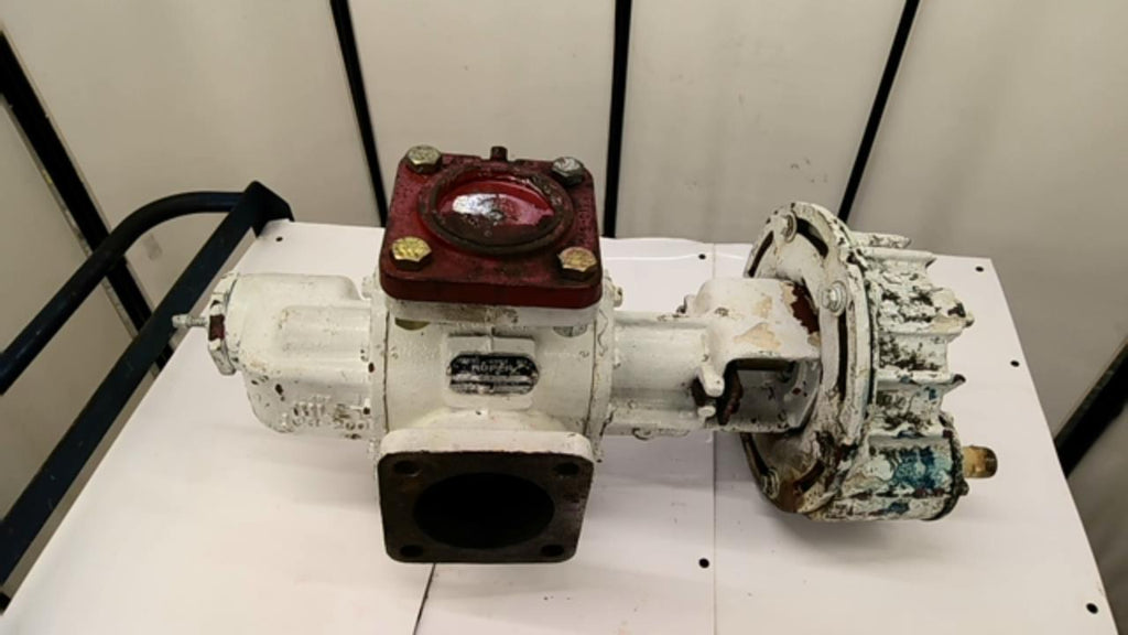 Roper 8862 Helical Gear Pump With Reducer 4" Ports 1" Output Shaft