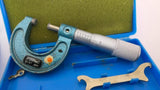 Fowler 52-253-001 Micrometer Lot Of 2 Range 0-1"
