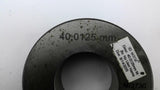 Baker MI3730 Master Setting Ring Gauge 40.0125mm Bore 1-1/2" Width 3-3/8"