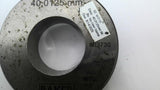 Baker MI3730 Master Setting Ring Gauge 40.0125mm Bore 1-1/2" Width 3-3/8"