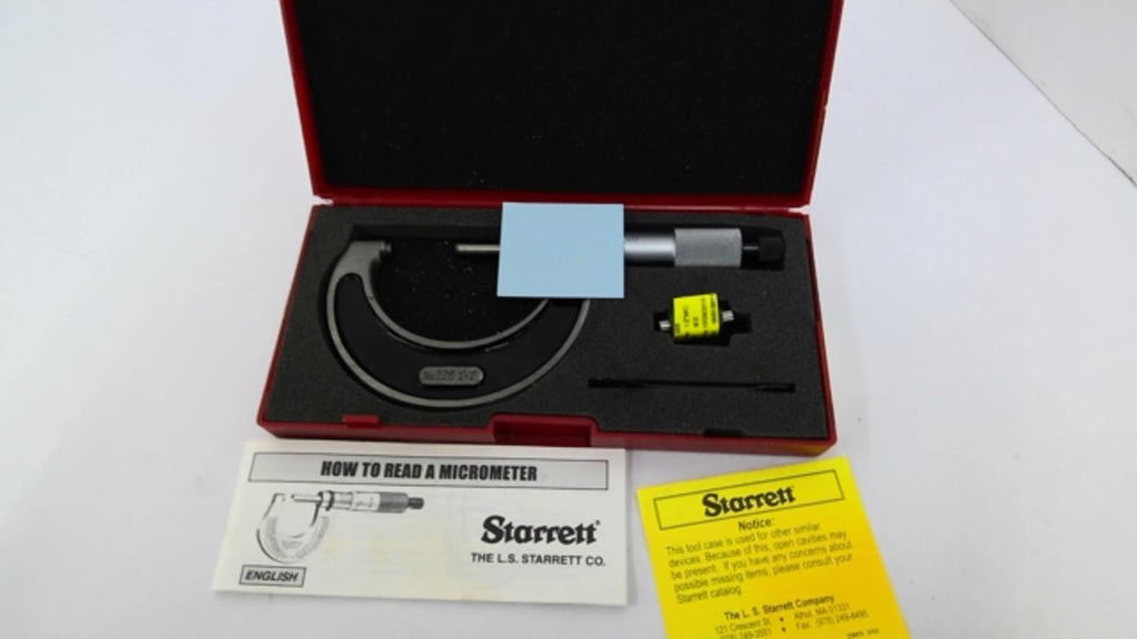 Starrett T226XRL-2 Micrometer 1-2" MIC
