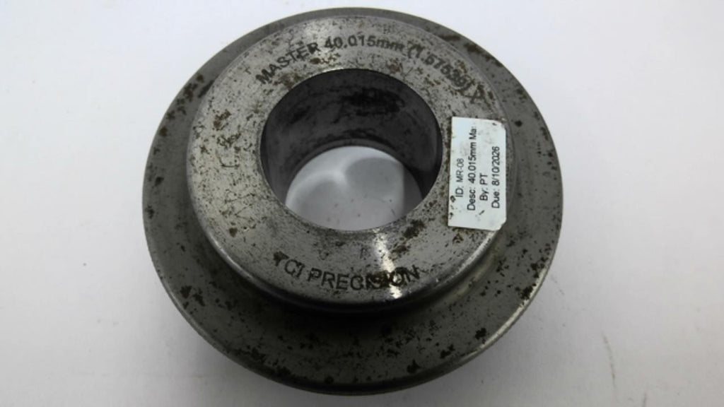 TCI Precision MR-08 Master Setting Ring Gauge 40.015mm