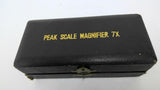 Peak 7X Scale Lupe Magnifier With Case