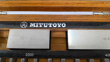 Mitutoyo 516-423 BE4 Gauge Block Set Grade 2