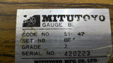 Mitutoyo 516-423 BE4 Gauge Block Set Grade 2