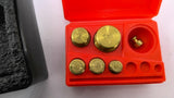 Ohaus Brass Calibration Weight set