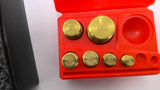Ohaus Brass Calibration Weight set