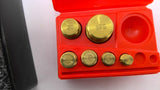 Ohaus Brass Calibration Weight set