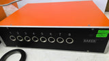 Baker BF-218 Electronic Gauge Interface Multiplexer With Monitor SPC 3000 E8