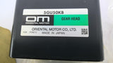 Oriental 5GU50KB Gear Head Shaft Length 1-1/4" Shaft OD 5/8" Ratio 50:1