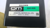 Oriental 5GU50KB Gear Head Shaft Length 1-1/4" Shaft OD 5/8" Ratio 50:1