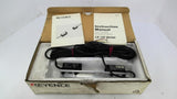 Keyence 083092 LX-132 Laser Thrubeam Photoelectric Sensor 24VDC