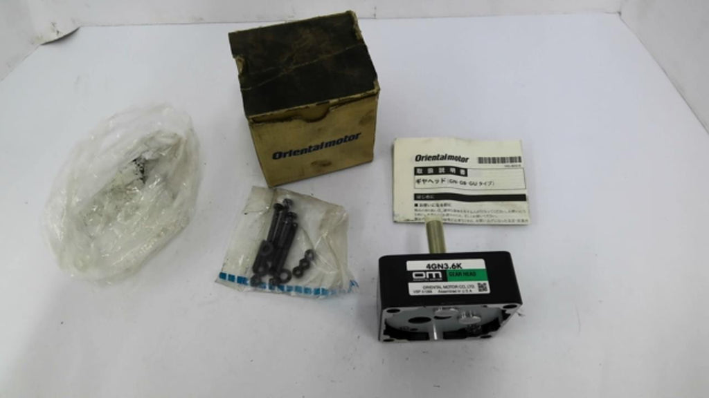 Oriental 4GN3.6K Gear Head 3.6:1 Ratio