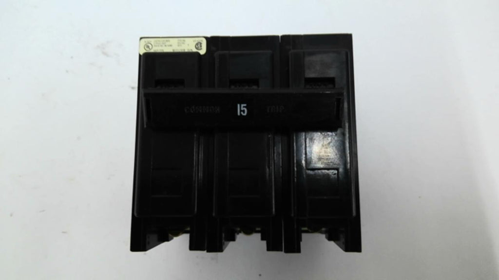 Cutler-Hammer BAB3015H Type BA 3-Pole 15AMPS Circuit Breaker 240VAC