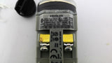 IDEC ASD33L22N Selector Switch Spring Return Position 120-600VAC 10AMP