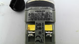 IDEC ASD33L22N Selector Switch Spring Return Position 120-600VAC 10AMP