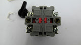 IDEC ASD33L22N Selector Switch Spring Return Position 120-600VAC 10AMP