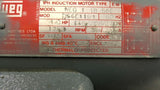 Weg NEG11856C 1Hp Ac Motor 1800Rpm 4P 3Ph 56C 115/208-230V Tefc 60Hz