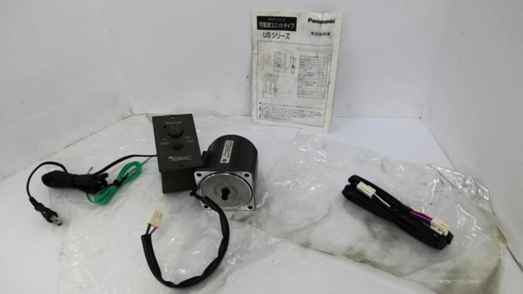 Panasonic M81X25GD4L Single PH 100V 50/60HZ AC Geared Motor W/Power Box