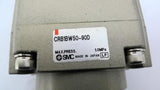 SMC CRB1BW50-90D Vane Style Rotary Actuator Shaft Length 1-7/16" X 1/2" 1.0MPa