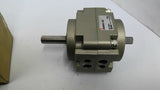 SMC CRB1BW50-90D Vane Style Rotary Actuator Shaft Length 1-7/16" X 1/2" 1.0MPa