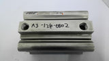 Smc CDQ2B63-70DCZ Air Cylinder Bore 2-5/16" Stroke Length 2-3/4" Shaft OD 3/4"