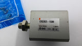 SMC CDQ2B25-15DM Compact Cylinder 1.0MPa Bore 1" Stroke L 5/8" Shaft OD 1/2"