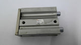 SMC MGQM25-75 Pneumatic CylinderBore 1" Stroke L 3" Shaft OD 5/8"