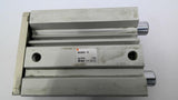 SMC MGQM25-75 Pneumatic CylinderBore 1" Stroke L 3" Shaft OD 5/8"