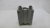 SMC MGQM25-75 Pneumatic CylinderBore 1" Stroke L 3" Shaft OD 5/8"