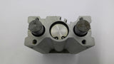 SMC MGQM25-75 Pneumatic CylinderBore 1" Stroke L 3" Shaft OD 5/8"