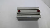 SMC CDQ2B63-85DC Pneumatic Cylinder Bore 2-7/16" Stroke L 3-3/8" Shaft OD 7/8"