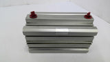 SMC CDQ2B63-85DC Pneumatic Cylinder Bore 2-7/16" Stroke L 3-3/8" Shaft OD 7/8"
