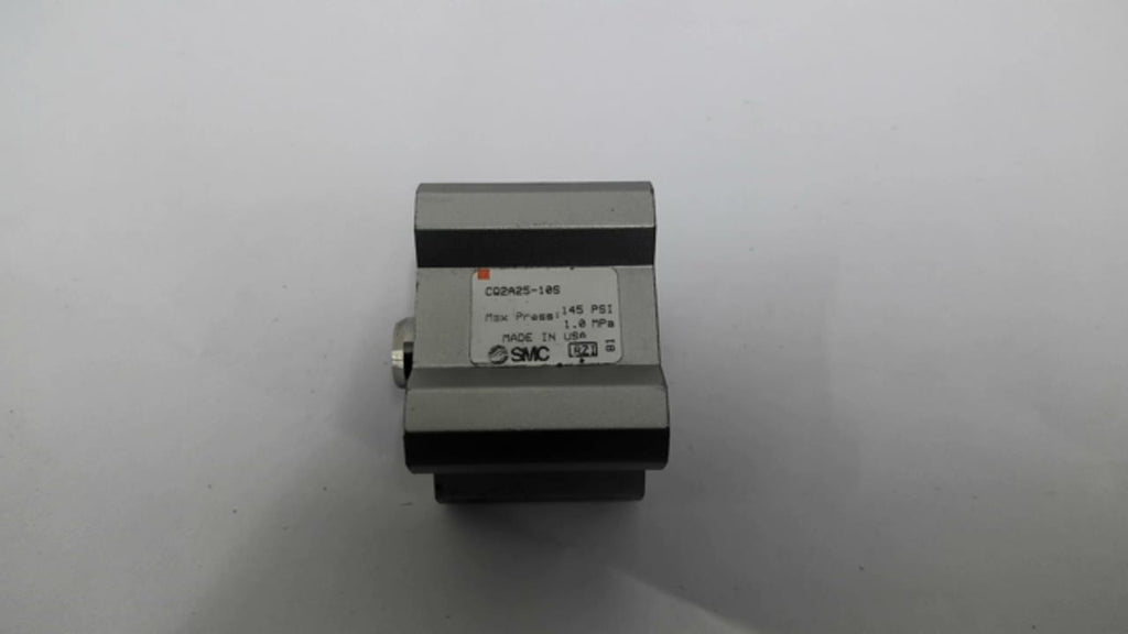SMC CQ2A25-10S Pneumatic Cylinder 145PSI Bore 1" Stroke L 3/8" RAM OD 1/2"