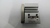 SMC MGQM12-10 Pneumatic Guide Cylinder Bore 1/2" Stroke L 3/8" RAM OD 5/16"