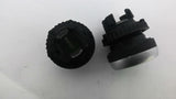 Green Flush Push Button Lot Of 2 1-1/4" Long 1-1/16" Wide
