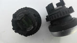 Green Flush Push Button Lot Of 2 1-1/4" Long 1-1/16" Wide